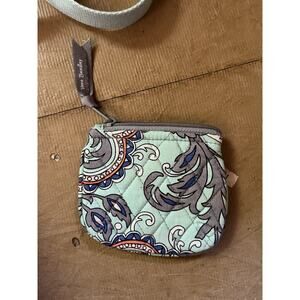EUC Vera Bradley Coin Purse Bengal Lily Pouch Small Zip Quilted